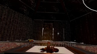 Bondage Strap Fox Girl Warms You Up in Snowed in Cabin Sword Knife Play Hentai POV Lap Dance