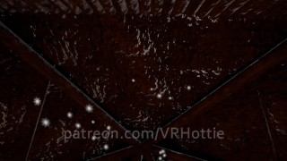 Bondage Strap Fox Girl Warms You Up in Snowed in Cabin Sword Knife Play Hentai POV Lap Dance