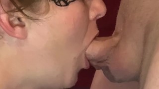 Fuck my Throat like a Pussy!! Extreme Close up sloppy Tongue out Throat Fuck!!
