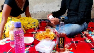 Desi bhabhi drinking a daru and doing sex in devar