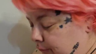 BBW Smoking in tub