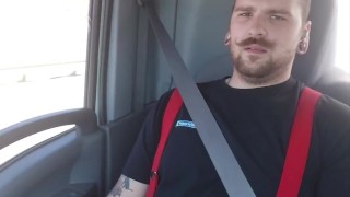 work cumshot in truck