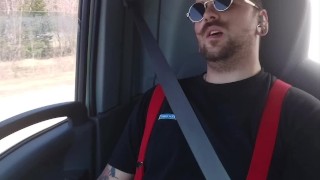 trabalho gozada no caminhão