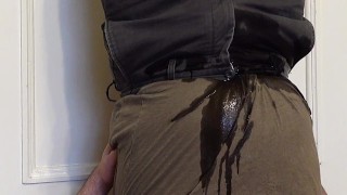 Upside down pee on my clothes