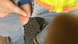 Peeing at work again