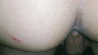 Fucking my wife's pussy in doggystyle