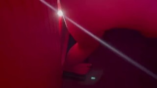 Gloryhole fun with strangers - 3 guys back to back 