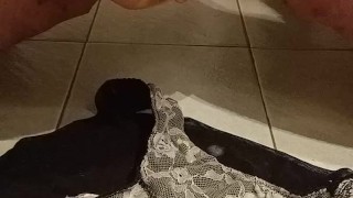 For kybiman4fun Chubby cum on bf panty