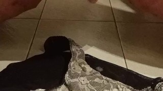 For kybiman4fun Chubby cum on bf panty