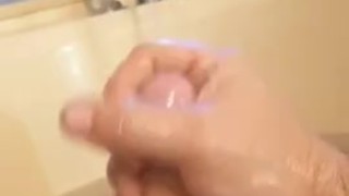 Jerking Off in the Bathtub