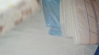 Diapers I brought on our trip.