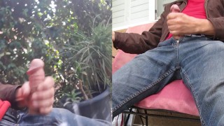 Pandemics 2-Cam Outdoor Huge Cumshot