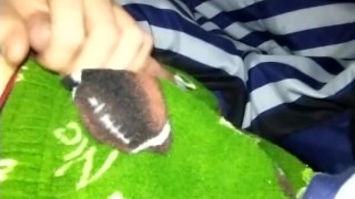Random stroke. Young slim guy big dick