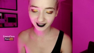 Step sister Femdom POV Cum CountDown