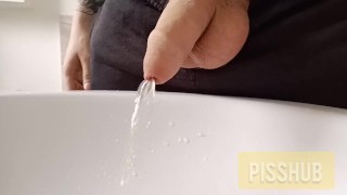 Up-Close Sink Piss