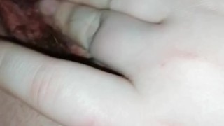 Teasing my pussy befor going to work