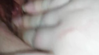 Teasing my pussy befor going to work