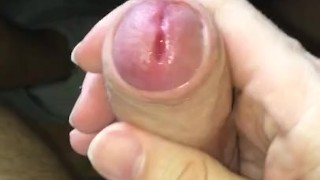 Sperma-Rakete hebt ab, ich steh auf meine pralle Eichel und knappe Vorhaut