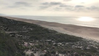 Walking Naked at Salgado Beach and Sao Giao, Nazare, Portugal