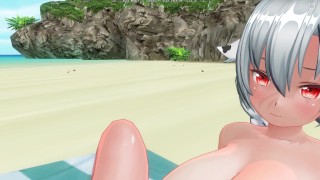 3D HENTAI YURI Cow Girl Fucks Her Girlfriend