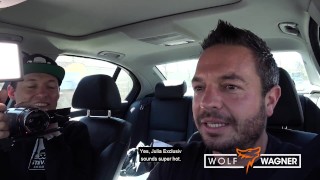 Milf Julia Exclusiv gets dicked down in PUBLIC! Wolf Wagner Casting