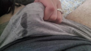 She's bites me and I cum in my boxers