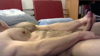 Solo Edging Home room classic, webcam session, mostly straight and I like man spirit time to time