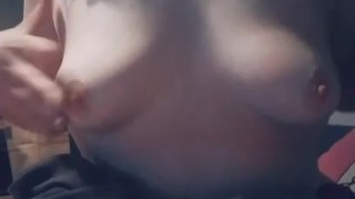 Bbw queen massaging her tits