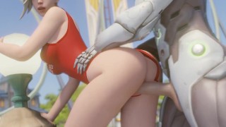 Overwatch Compilation Beach from Bewyx Animations