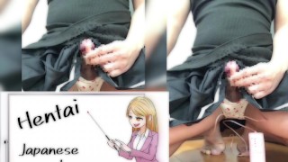 ミニスカエロスケベ男の娘がペニクリにローターを当ててオナニー＆そのままビクビク射精しちゃう【女装コスプレレイヤー】