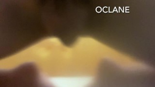 A large amount of sperm in the masturbation of a few days the first time pours in front of the eyes!