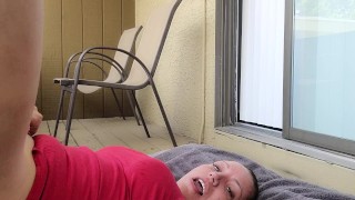 Squirting all over myself and creamy dripping pussy with toy 