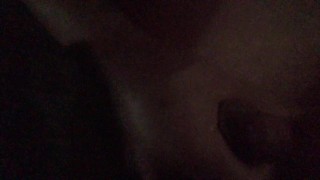 Routine masturbation in public, overflowing with very thick semen 0404