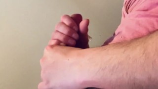 Self Facial With Mouth Open