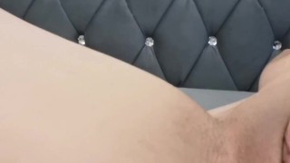 Playing with my butthole for the first time squirting