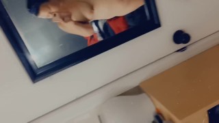Bbw tease tanned body long hair
