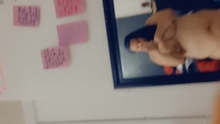 Bbw tease tanned body long hair