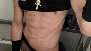 TikTok eBoy LEAKED - huge dick on plane