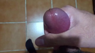 verga húmeda y caliente se corre