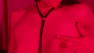 Clothespins & Wax on my nipples