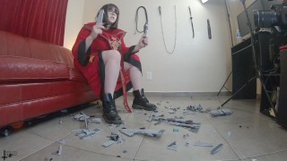 BTS Giantess Empress Destroys Star Destroyer