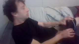 Kiss Me And Stroke Your Cock As I Flood Your Pussy While I Stare At Your Delicious Asshole