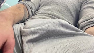 Getting HARD while next to hot guys on PUBLIC bus. 