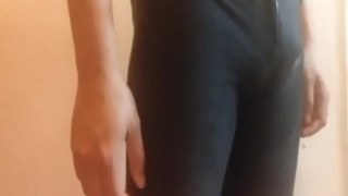 Wetting my tights jeans