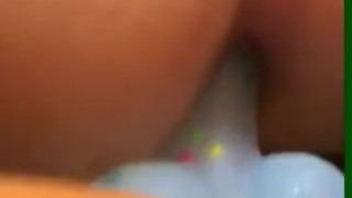 Cute Teen Twink Fucks His Ass With Dragon Dildo