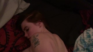 I let my Lesbian GF try a Dick for the first Time!! Watch us both get Fucked in our first Threesome!