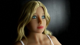 Perfect teen amazing wet Tshirt handjob fuck and massive cumshot on petite 18yo sexdoll