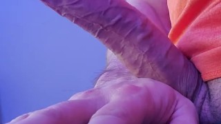 19th ruined orgasm, with ball crushing action! Each stroke punches my balls to an epic cumshot