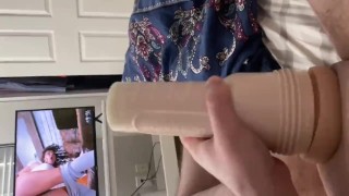 Trying Kimmy G. Fleshlight