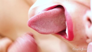 Tongue Cumshot Compilation - Huge Mouth Cumshots 